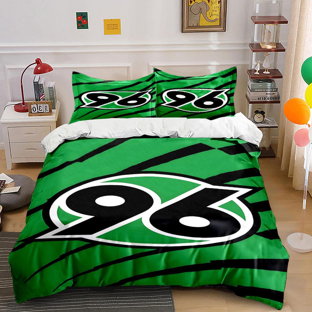 Green 96 Logo Design Bedding Set Print Bedding Set Duvet Cover Pillowcases (1* Duvet Cover 2* Pillowcases Do Not Include Comforter)