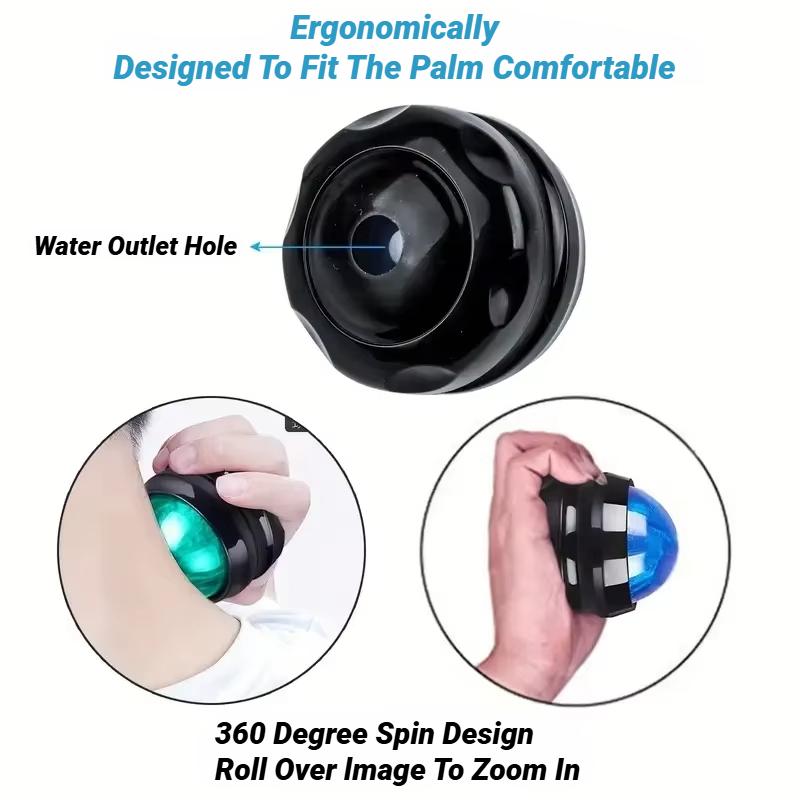 Durable And Safe 1Pcs Manual Massage Roller Ball Waist Hip Relaxer Stress Release Muscle Relaxation Massager Body Pain Relief Therapy Foot Back