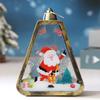 13cm/5.12in Christmas Night Light Plastics Lamp Box Old Man Snowman Sleigh Tree Peripherals Bedroom Desktop Decoration Gift Toys