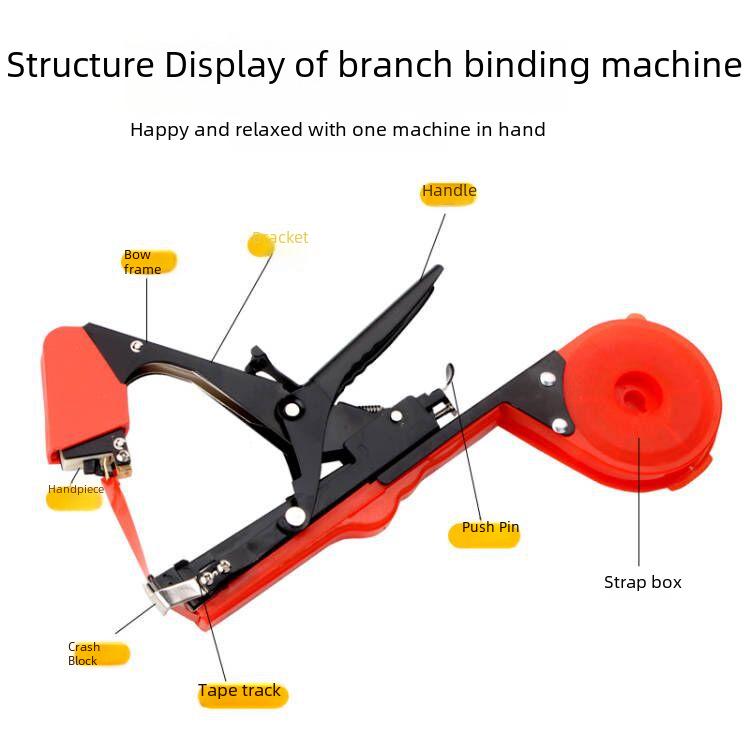 Maszyna do wiązania gałęzi winogron, pomidorów i ogórków – wydajne narzędzie do wiązania winorośli i maszyna do wiązania taśmą
