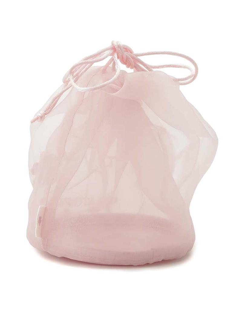 Sakura Embroidered Organza Drawstring Pouch PWGB251713 PNK [Gelato Pique] [SPRING]