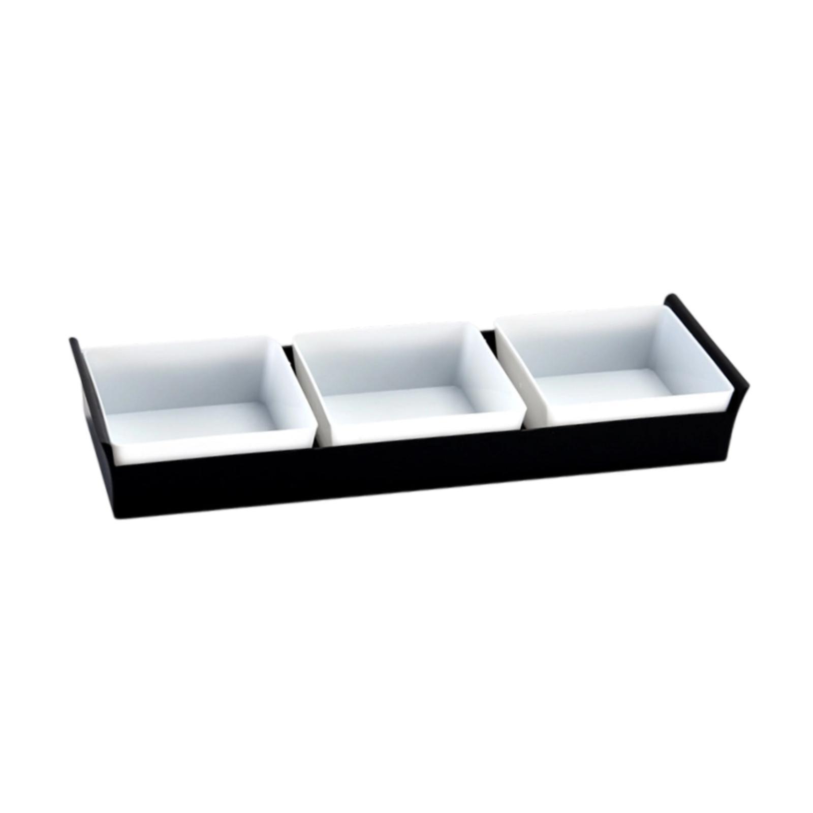Divided Serving Tray Nut Container Dried Fruit Serving Plate Multipurpose Elegant Sugar Container Storage Box for Restaurant