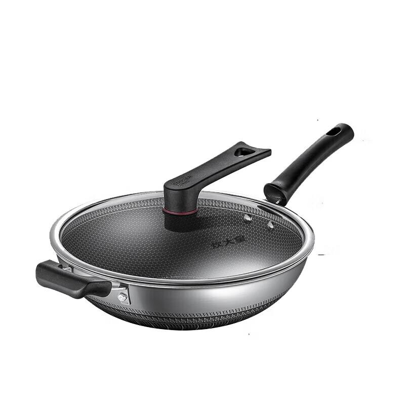 COOKER KING Двусторонний медовый антипригарный вок из нержавеющей стали 316