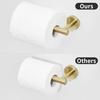 Toilet Paper Holder Towel Ring Brushed Gold Bathroom Hardware Hand Towel Holder Bathroom Accessories Set Wall Mount Stainless Steel 2 Pieces