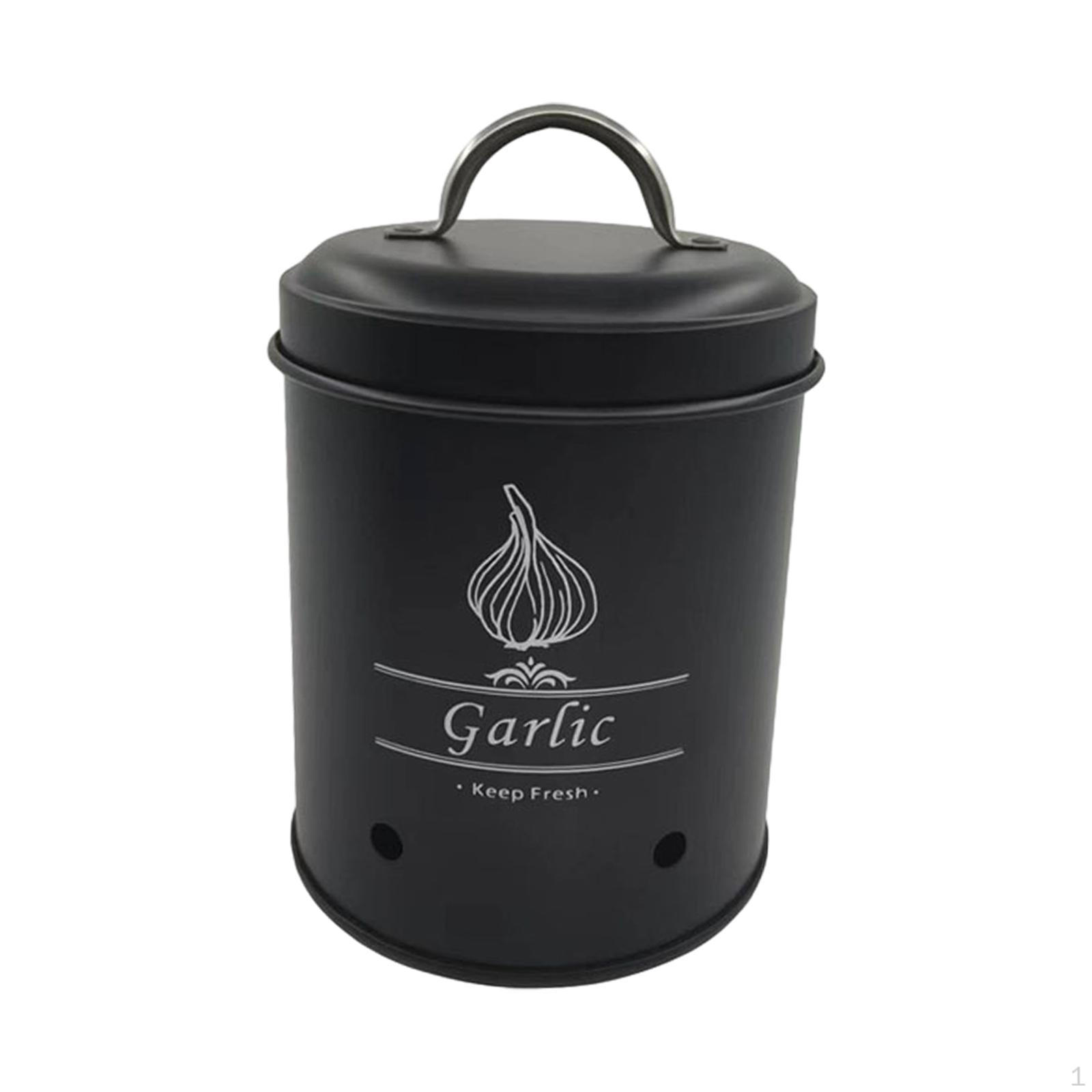 

Vegetable Storage Bin with Ventilation System black garlic