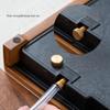 Simple Bamboo Tea Tray with Dual-Use Drainage