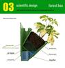 Vertical 3D Greening Bonsai Plant Wall: Large Multi-Layer Wall-Mounted Flower Trough
