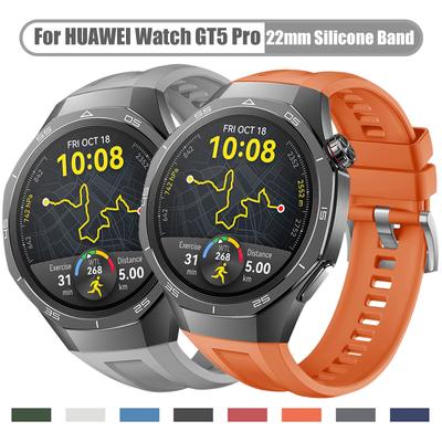 Offizielles Silikonarmband für Huawei Watch GT 5 Pro 46 mm Armband Correa für HUAWEI WATCH GT5Pro 46 MM Sportarmband