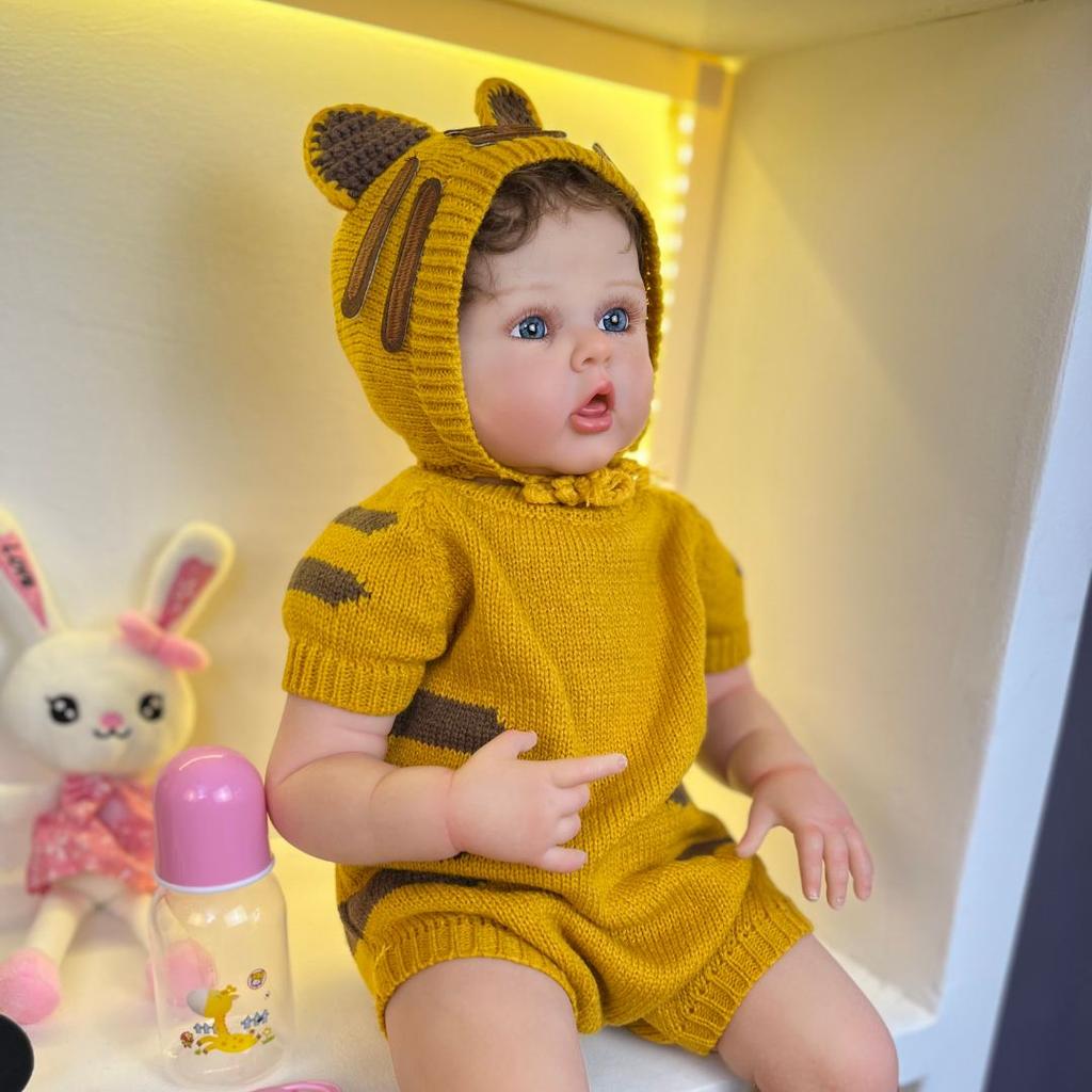 Schöne 60 CM 3D Farbe Haut Mit Vene Silikon Reborn Baby Puppe Spielzeug Für Mädchen Prinzessin Kleinkind Bebe Künstler Sammlung