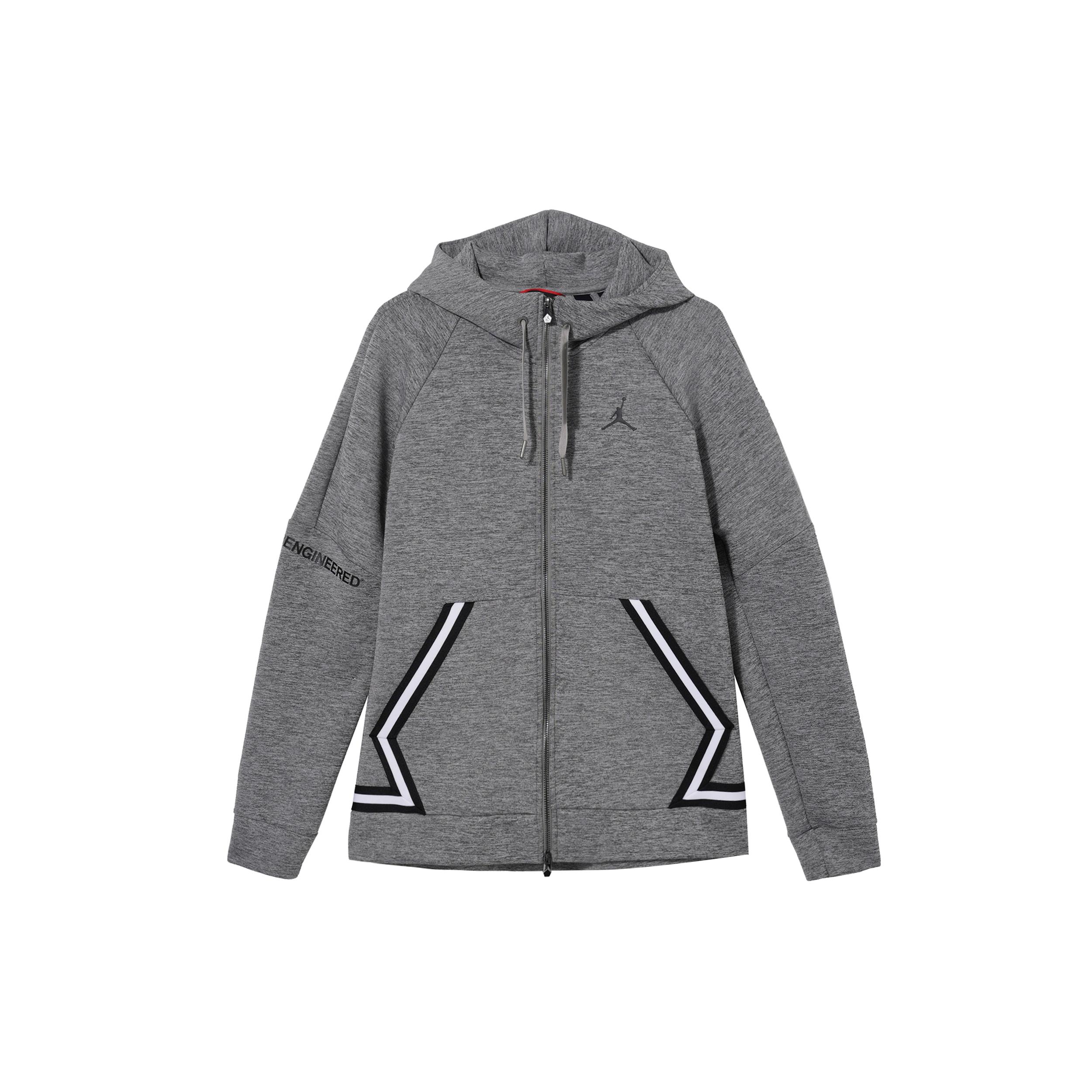 Jordan Jackets Men s Gray Hooded Moderate Other 939941-091 XL