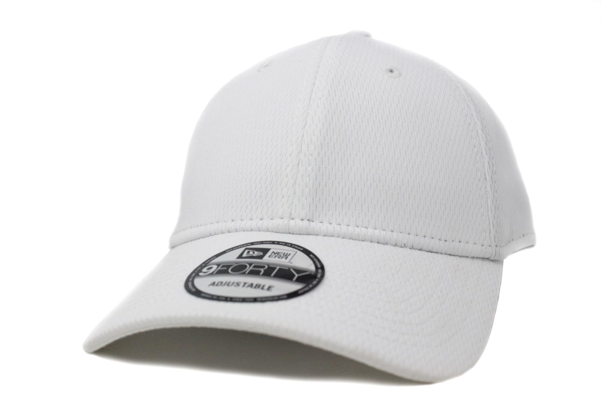 

New Era 9FORTY Performance Dash Adjustable Mesh White Cap,