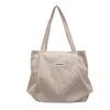 Shoulder Bag Women's Large Capacity Pleated Solid Color Tote Bag