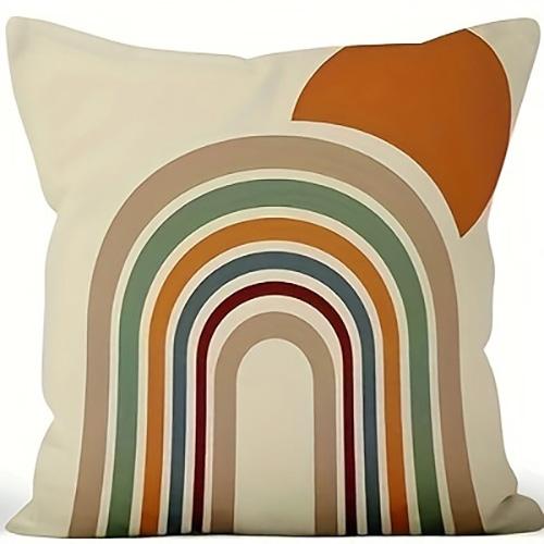 

Abstract Patterns on PillowcasesSuitable for sofa car bedroom decorative cushion cover pillow cover 16x16Inch