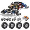4WD RC Car Chassis Climbing Vehicle Model Building Blocks Compatible Motor Power Function With Suspension Shocks Assembly Bricks