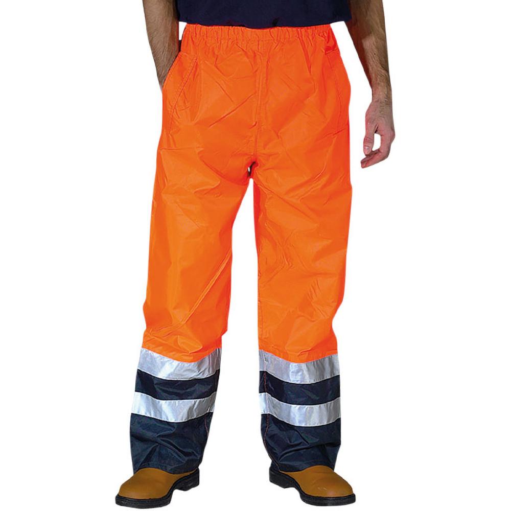 Yoko Mens Hi Vis Waterproof Overtrousers