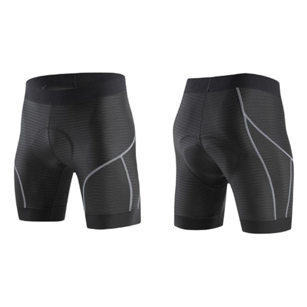 Quick-Dry Breathable Cycling Shorts with Double Arrow Cushion and Sponge Pad