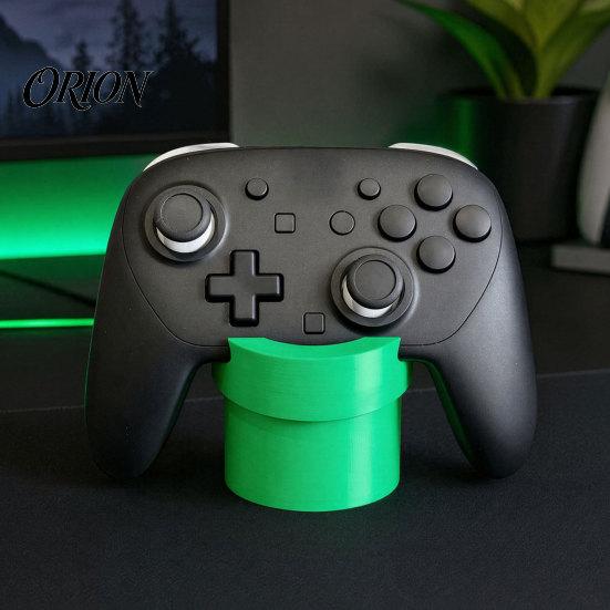 Gamepad Slot Organizer Game Pad Slot, Cylindrical Shape Console Handle Controller Display Stand Holder, 3D Printed Smooth Edges Non-slip Holder Gaming