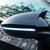 For VW Golf 8 MK8 8R R-line GTI W/ Lane Assist Mirror Cover Caps 2020~2023 Black