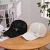 Korean Style Women's R Letter Sun Hat - Fashionable, Versatile, Breathable Baseball Cap for a Slimmer Face.