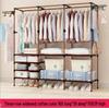 Minimalist Wrought Iron Coat Rack for Bedroom & Hallway