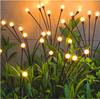 6/8/10 LED-Solarleuchten, Gartendekoration im Freien, Landschaftslichter, Feuerwerk, Glühwürmchen, Rasenlichter, Landvillen, Weihnachtsdekorationslichter