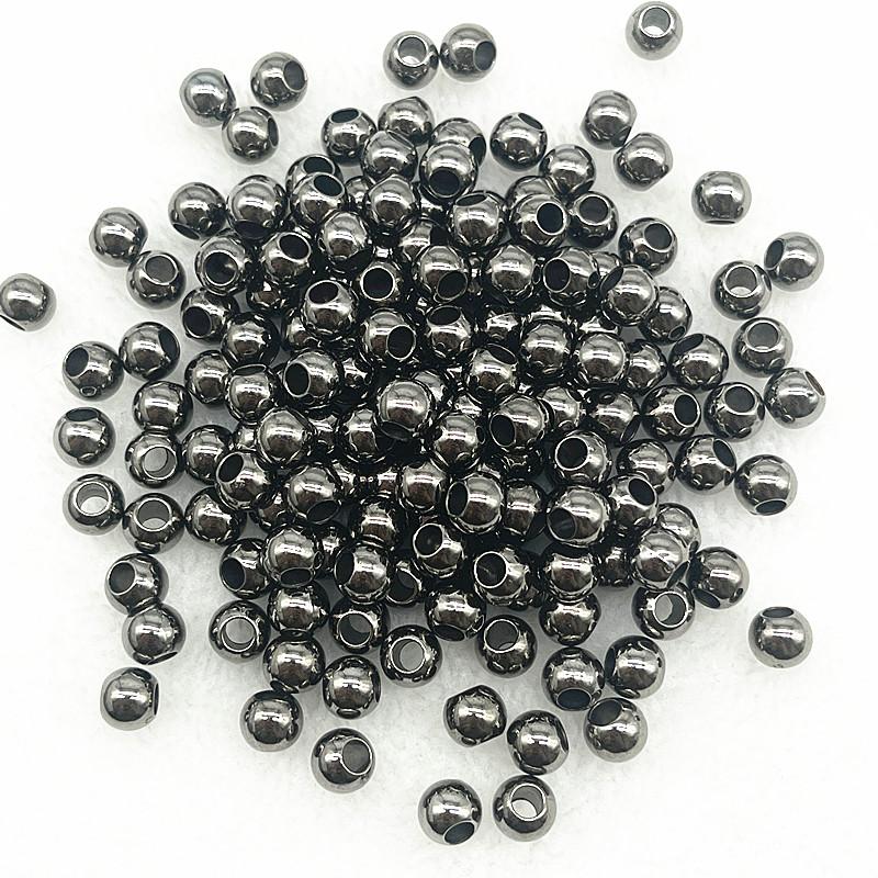 6mm 8mm 10mm Big Hole Round CCB Spacer Beads for Jewelry Making DIY Handmade Bracelets Necklace Accessories