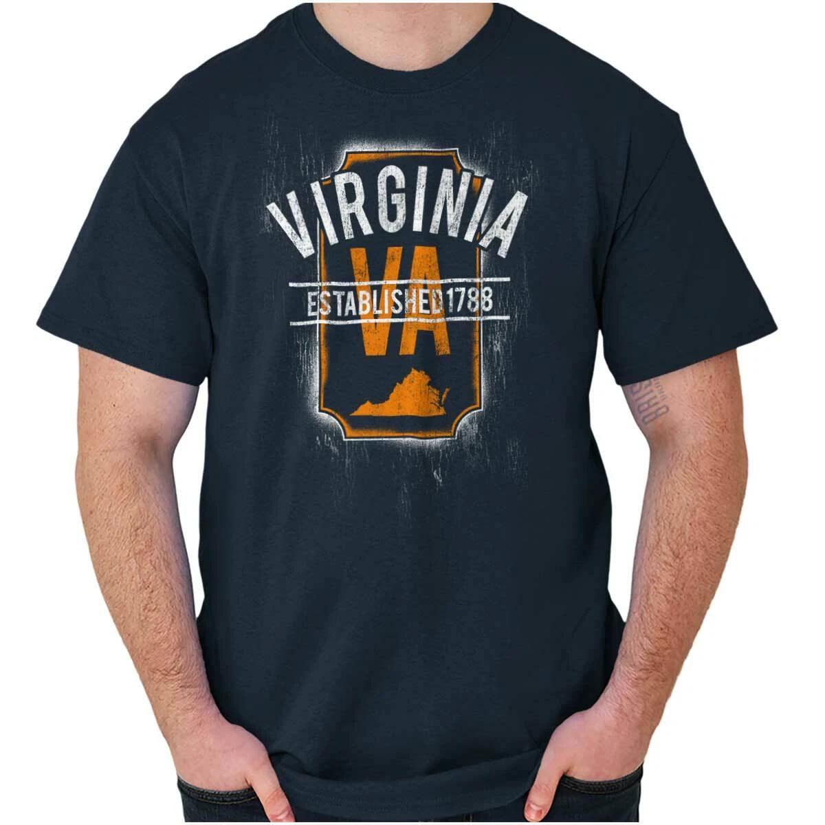 Vintage Virginia Classic Souvenir Gift VA Womens or Mens Crewneck T Shirt Tee M