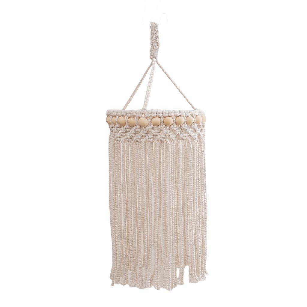 Nordic Bohemian Handwoven Cotton Rope Pendant Lamp for Living Room, Bedroom, and Coffee Shop
