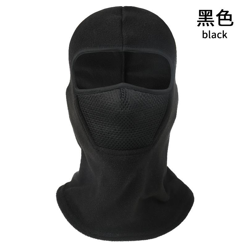 

Balaclava Cycling Full Face Mask Winter Motorcycle Ski Mask Warm Outdoor Sports Fleece Scarf Cap Bandana Thermal Sport Gear чорний