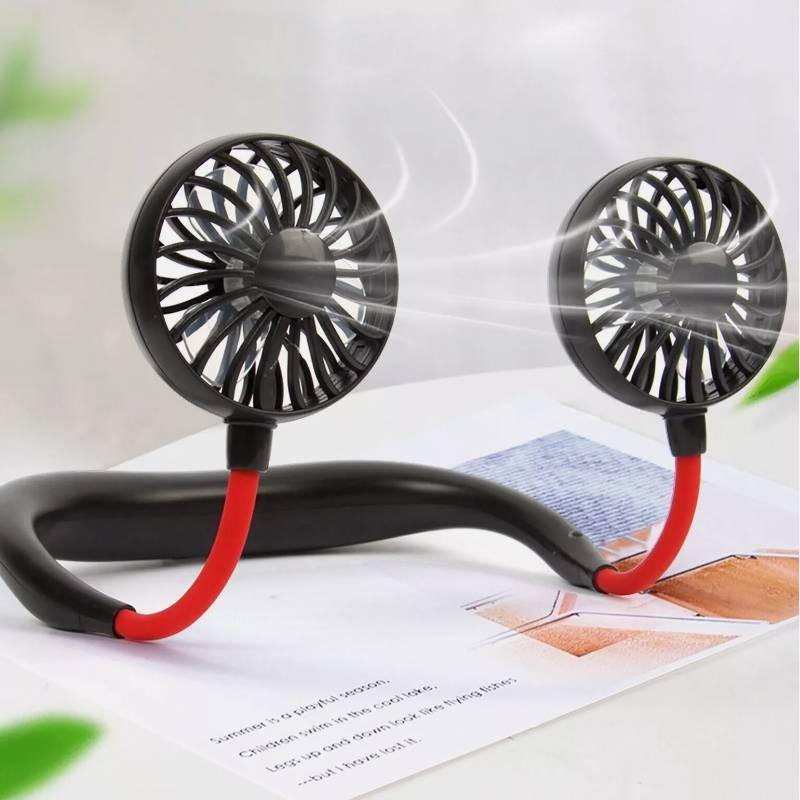Portable Neck Fan Usb Rechargeable Mini Fan Lightweight Hands-free Design For Hot Days