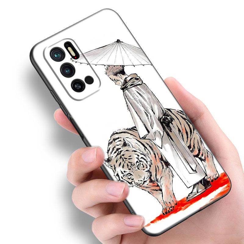 Husa de telefon Anime Jujutsu Kaisen pentru Xiaomi Redmi Note 7 8 9 10 Lite 11 11E 11T 12 Pro 11S 4G 10T 5G 8T 9S 10S Husa neagra TPU