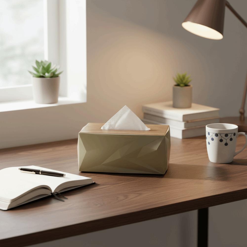 Plastic Desktop Tissue Box Portable Napkins Holder Modern Paper Storage Box  Western Restaurant