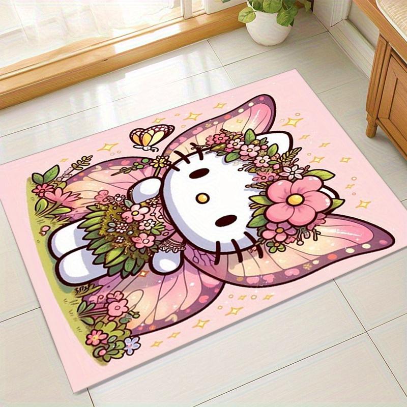 

1 шт. Коврик Hello Kitty Сад Бабочек - Идеально подходит для Декора Дома, Офисного Пространства, Мероприятий на Открытом Воздухе или в Качестве Подарка!z148 60cm by 90cm