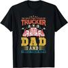 Artă Amuzantă Șofer de Camion Tată Camionar Bărbați Iubitor de Condus Camion Tricou