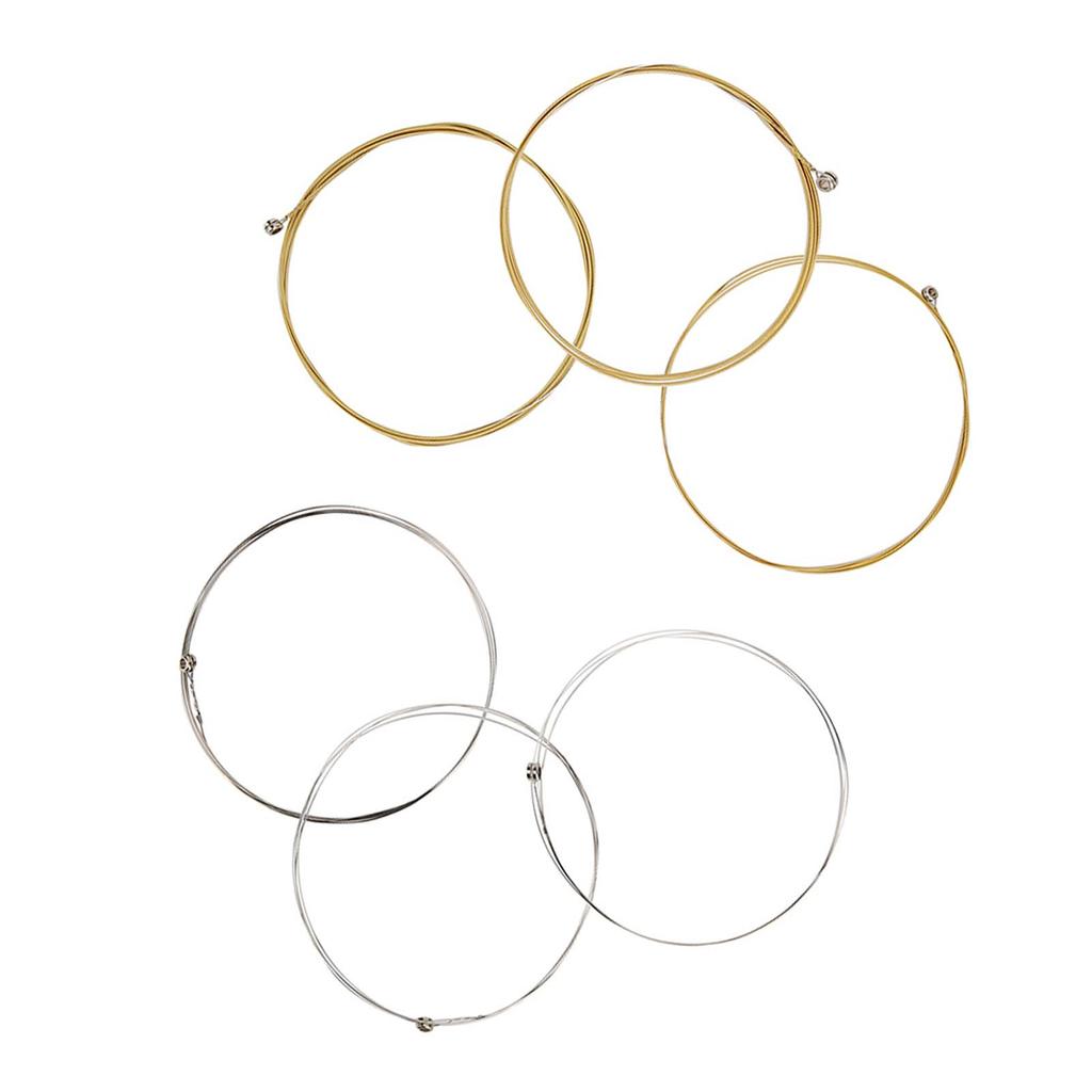 6Pcs Acoustic Guitar Practice String Set Replacement Part Accessory for Classic Folk Guitar