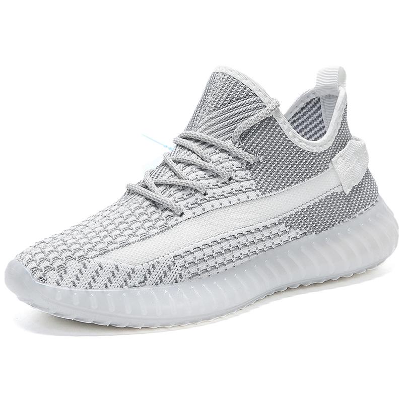 Chaussures Décontractées de Sport Crème Glacée Blanc Pur Style Homme Femme Kaki Drill Pour Chaussures Galaxy Ama Sesame Star Respirantes Été