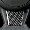 3pcs Carbon Fiber Car Steering Wheel Panel Cover Trim for BMW 5 Series E60 2004 2005 2006 2007 2008 2009 2010 Interior Accessory