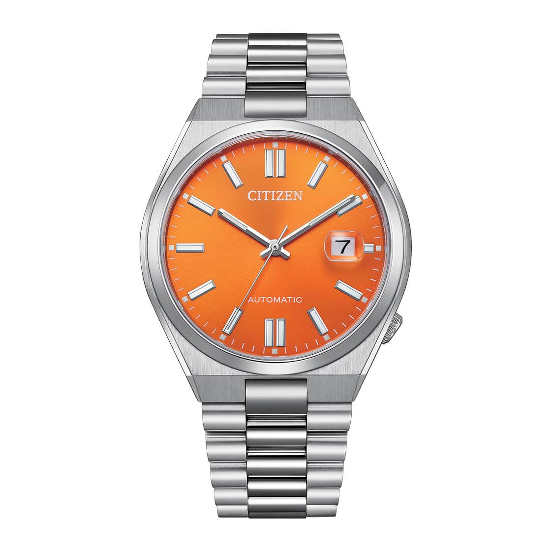 

CITIZEN TSUYOSA Collection AUTOMATIC Automatic Watch Sapphire Glass Orange Silver Overseas Model [Citizen] Men s NJ0151-88Z [Item]