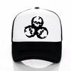 ZOMBIE Skull Biohazard Outbreak Walking Team Print Baseball Cap Summer Mesh Sports Trucker Hat Casual Adjustable Snapback Hats