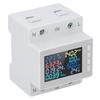 Einphasen-Energiezähler Farb-LCD-Anzeige Multifunktionales Spannungs-Strommessgerät Voltmeter Amperemeter mit Stromausfall