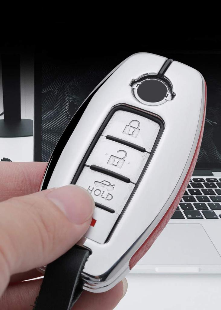 [KUNIO] Nissan Dedicated Key Case, Key Cover, Key Holder, Aluminum Alloy, NISSAN Serena C25,