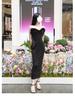Feather Tube Top French-Style Celebrity-Inspired Slimming Evening Dress for Women