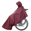 Wheelchair raincoat wholesale adult thickened lengthened polyester waterproof safety reflective cape poncho disabled car poncho