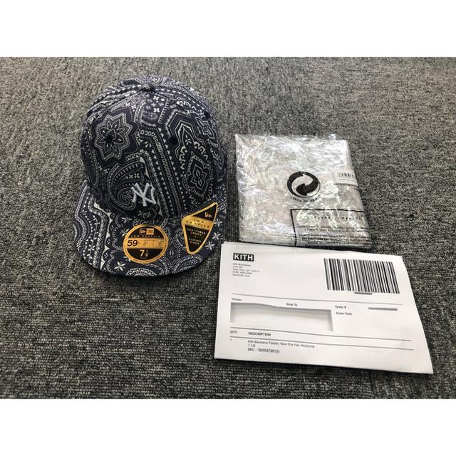 

[USED] Kith New Era & Yankees 59fifty Paisley Cap
