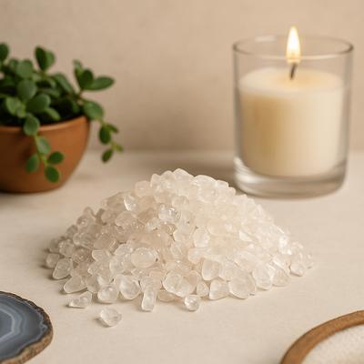 Clear Quartz Crystal Chips, 1kg Bulk