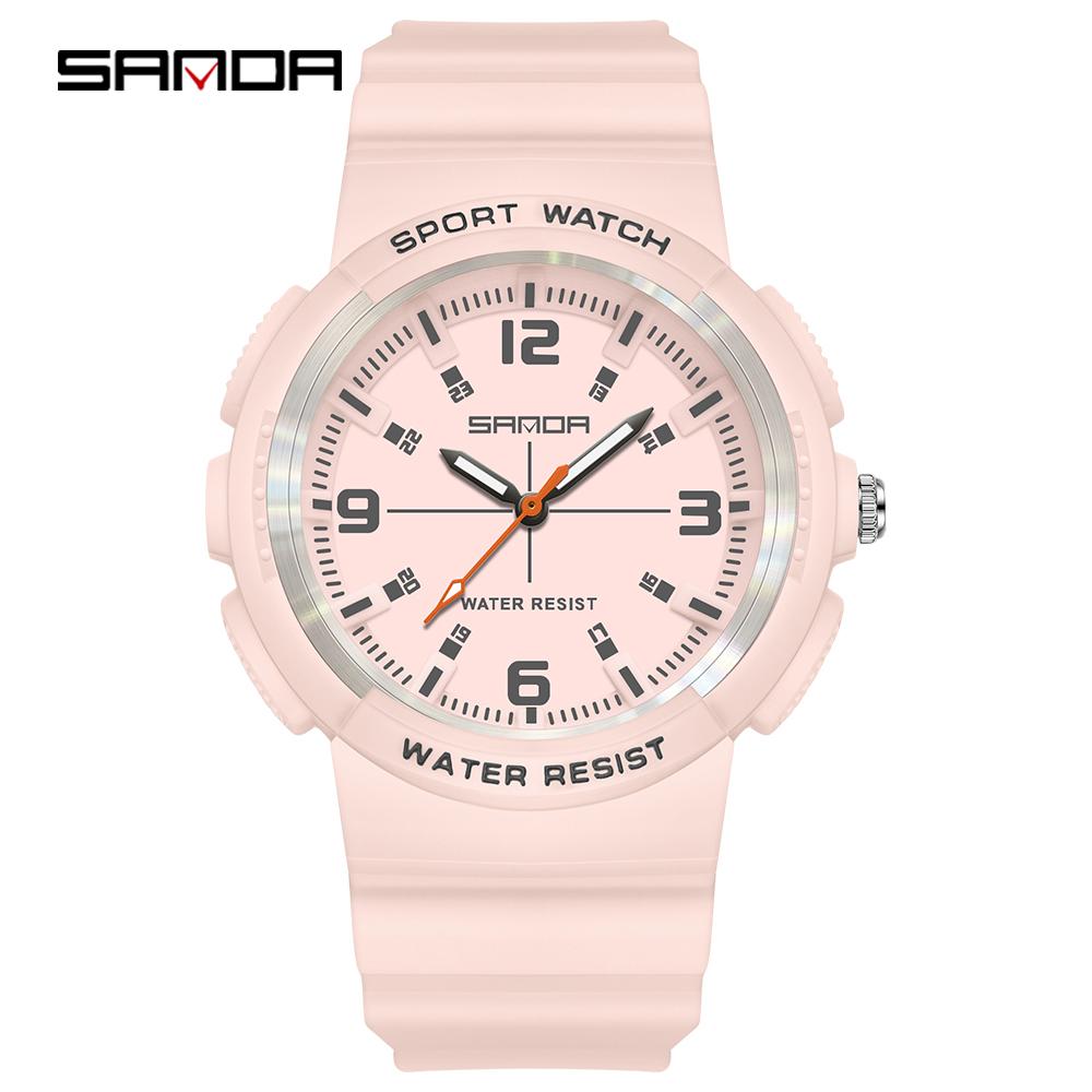 Sanda new 3284 casual sports quartz luminous waterproof 50 meter fashionable men's and women's watch