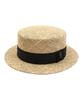 Yunibeosyeolkemiseuteuli Bau Flat Short Panama Hat Bk Raffia Hat