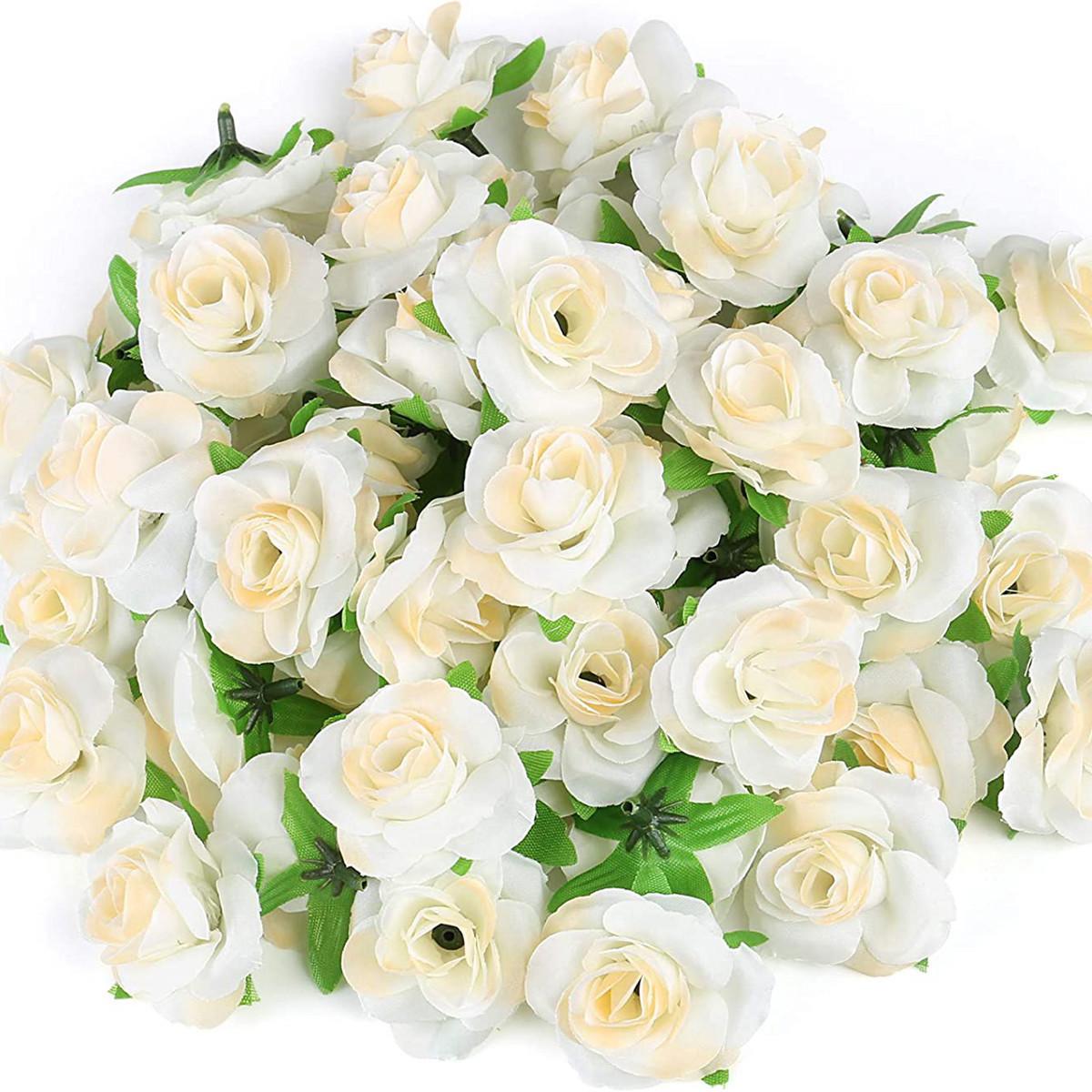 

5/10pcs Artificial Flowers Silk Roses Festival Wedding Bridal Bouquet Scrapbook Diy Gift Home Garden Arch Room Table Cake Decora 5 pieces