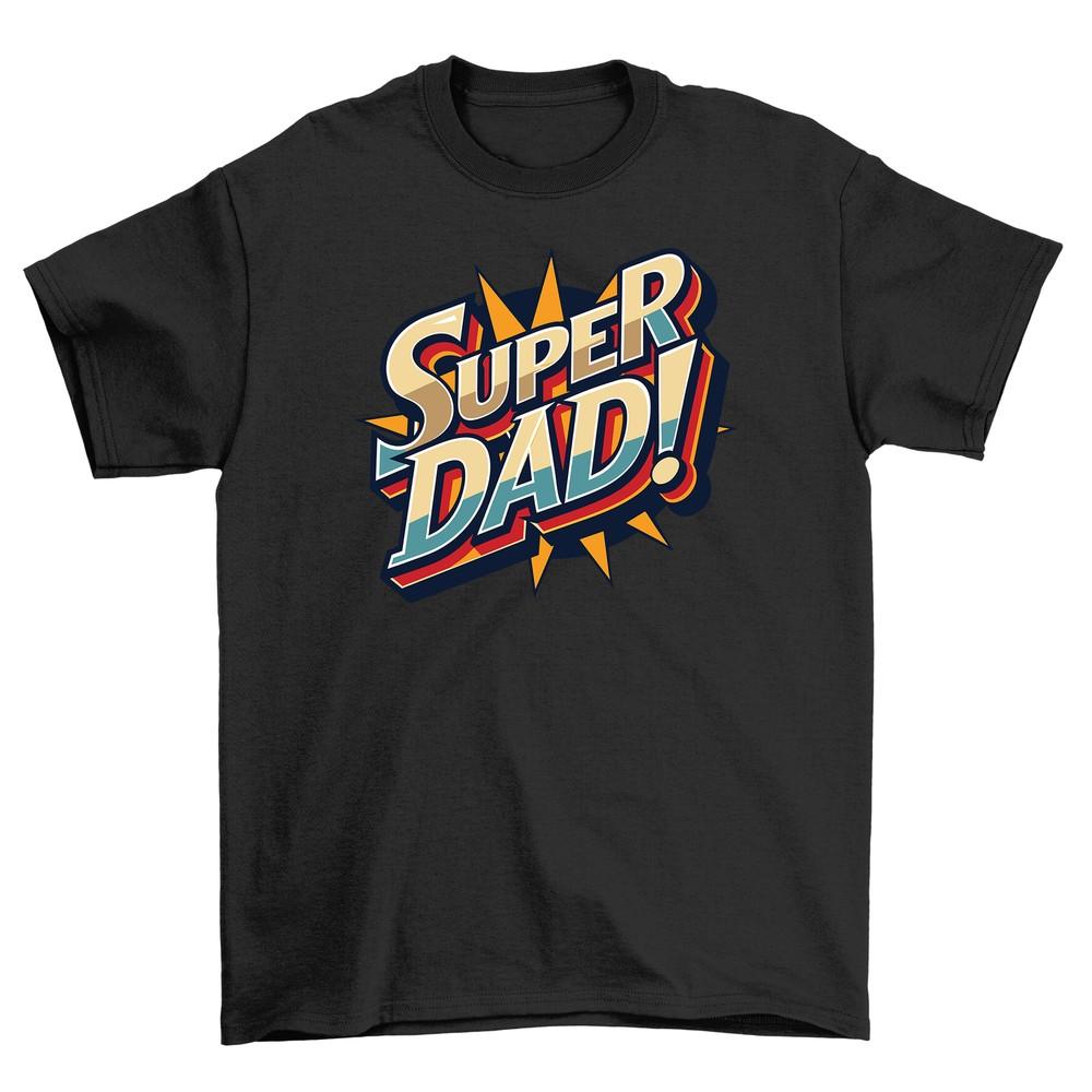 'Super Dad'' T-shirt: Funny and Heroic Gift for Fathers - 100% Cotton, Unisex Des
