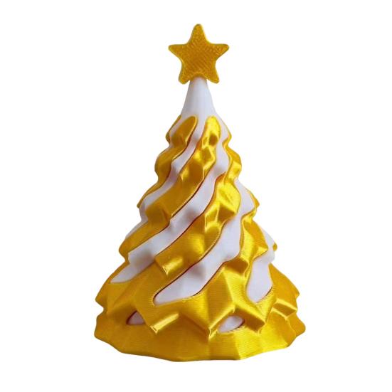3D Printed Spiral Christmas Tree Toy Impossible Passthrough Sculpture Vortex Thread Illusion Stress Relief Kids Adults Mini Spiral Cone Fidget Toy